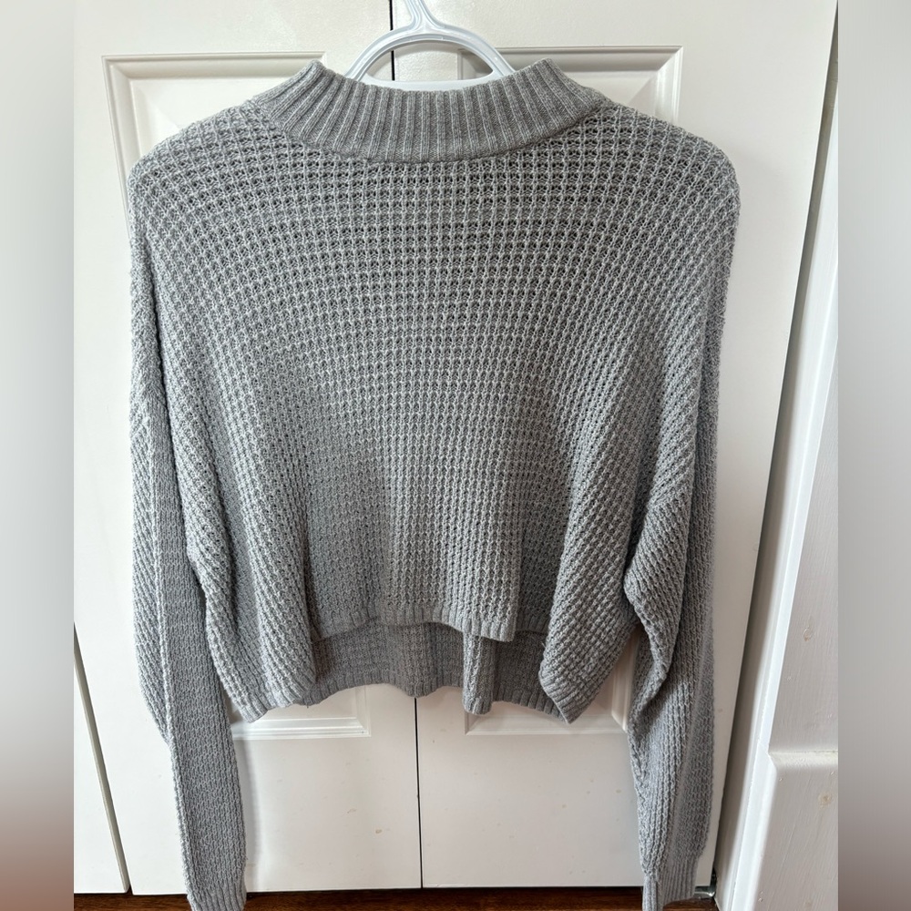 Hollister Gray Cowl Neck Sweater